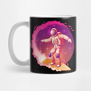 Surfing Astronaut Mug